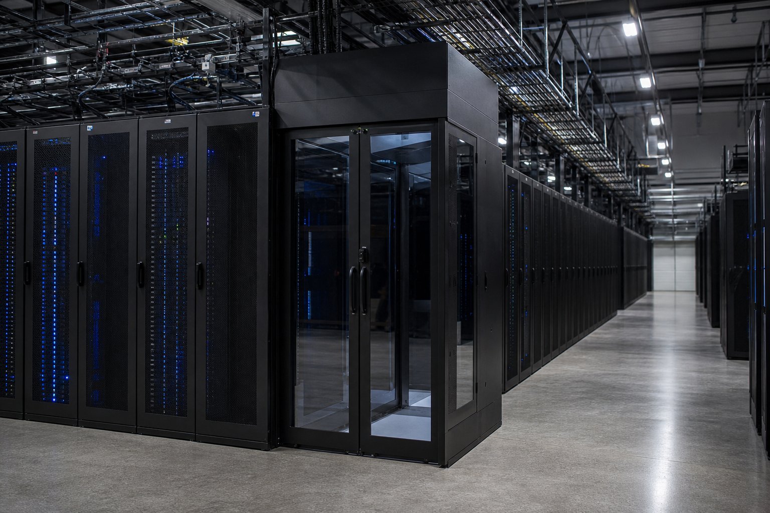 High-density data center hall