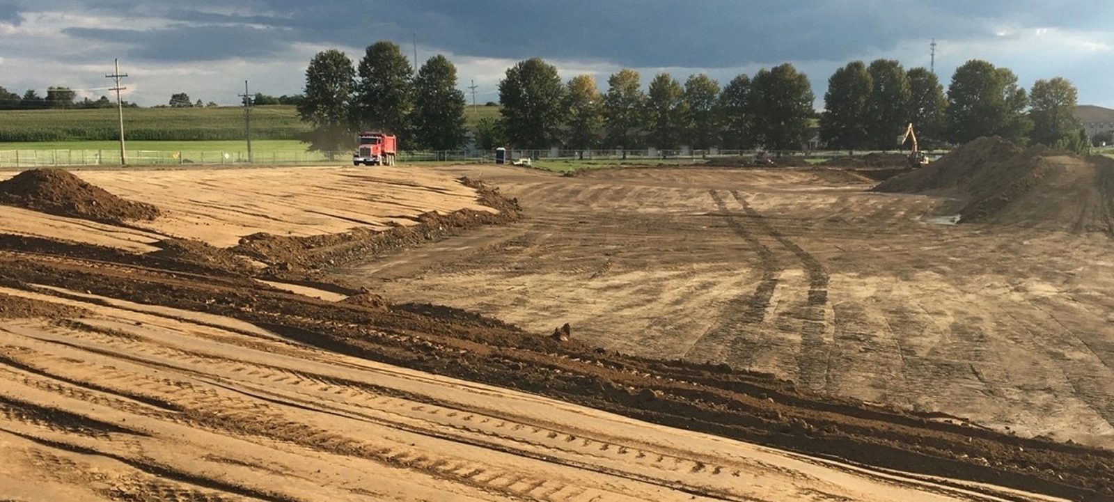 Site development for large-scale infrastructure